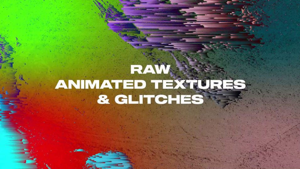 Raw Animated Textures & Glitches Steven McFarlane Design cover image