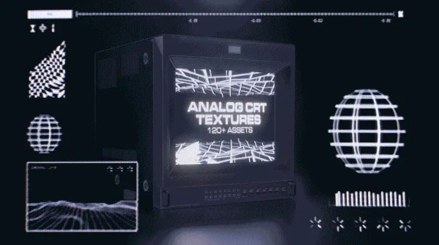 Analog CRT Textures Steven McFarlane Design preview