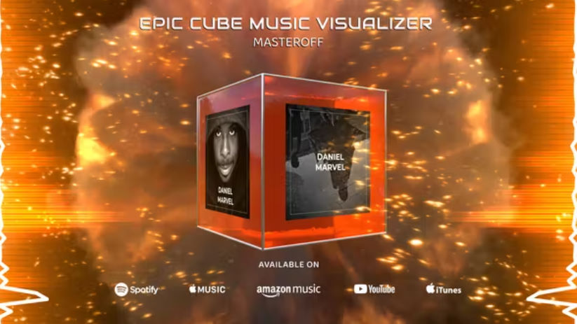 VideoHive Epic Cube Music Visualizer preview