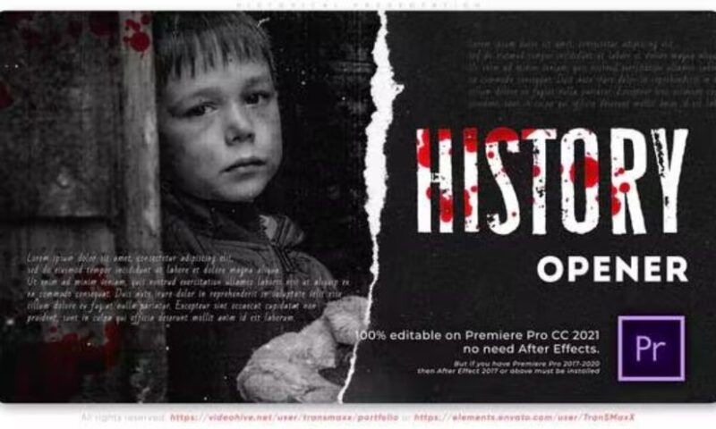 Videohive Historical Presentation Premiere Pro