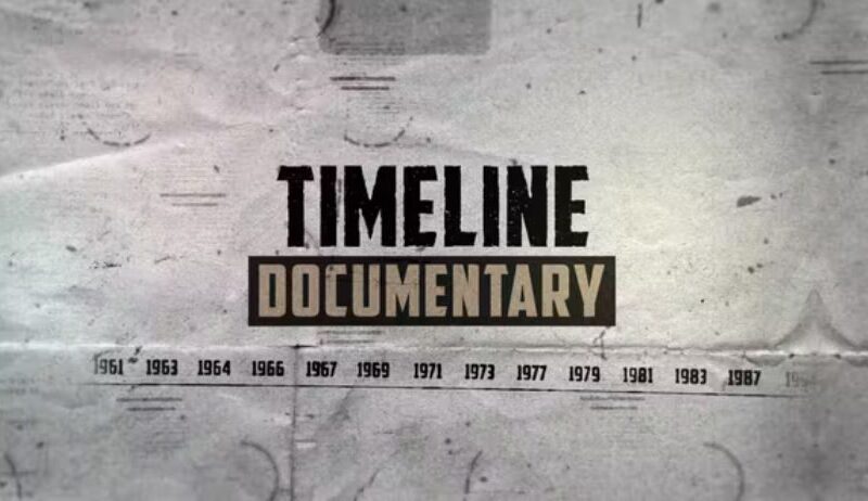 Videohive Timeline Documentary Slideshow After Effects