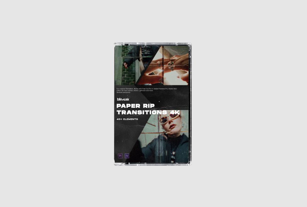 Blindusk Paper Rip Transitions (MOGRT Updated) preview
