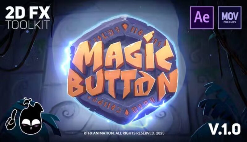 Videohive Magic Button – 2D FX animation toolkit [After Effects + Pre-rendered clips]