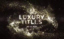 Videohive Gold Luxury Titles