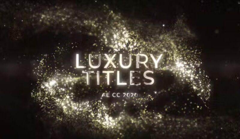 Videohive Gold Luxury Titles