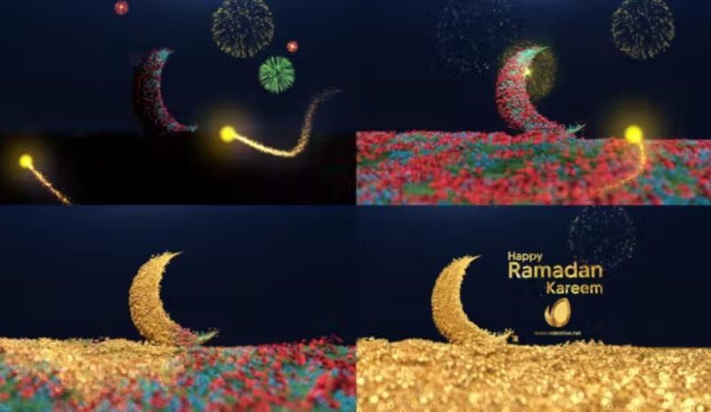 Videohive Happy Ramadan logo reveal