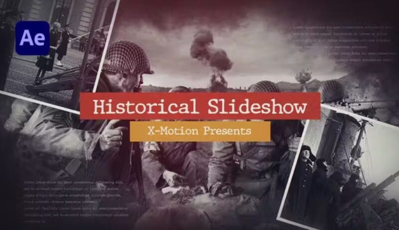 Videohive Historical Moments || Historical Slideshow