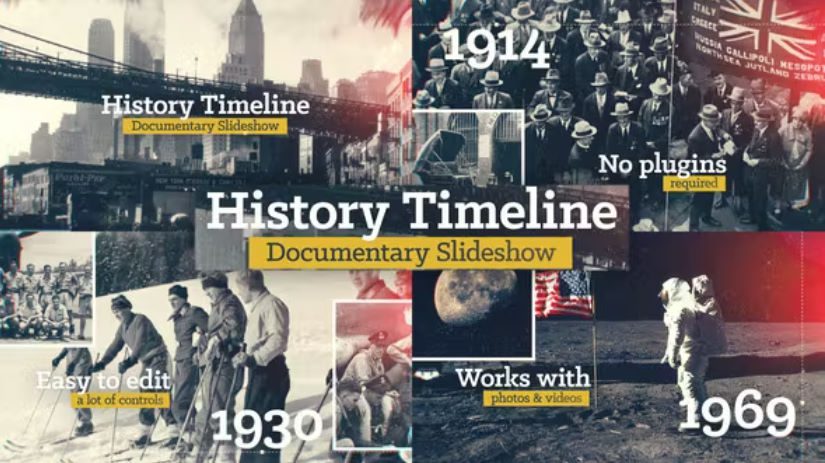 Videohive History Timeline cover image