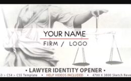 Videohive Justice - Lawyer Identity Opener