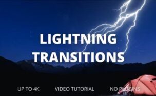Videohive Lightning Transitions for DaVinci Resolve