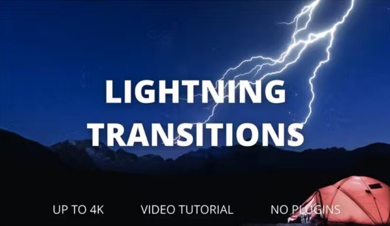 Videohive Lightning Transitions for DaVinci Resolve