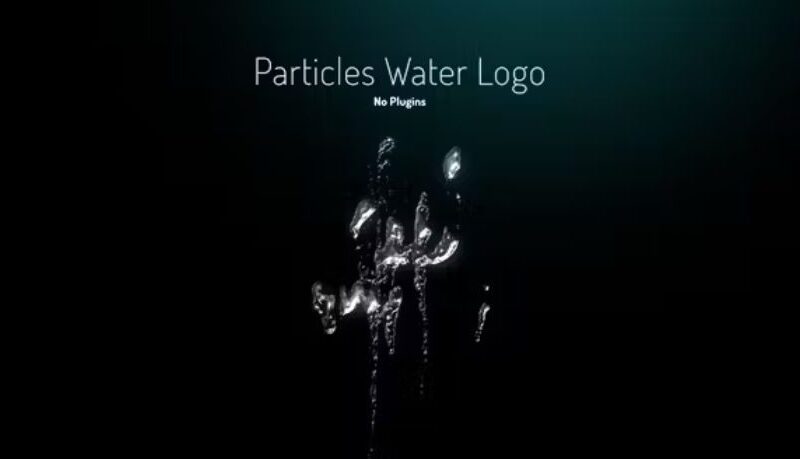Videohive Particles Water Logo – No Plugins