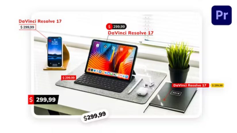 Videohive Price Tags & Call Outs | Premiere Pro cover image