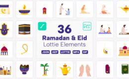Videohive Ramadan & Eid Lottie Elements