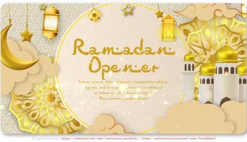 Videohive Ramadan Opener 44326819