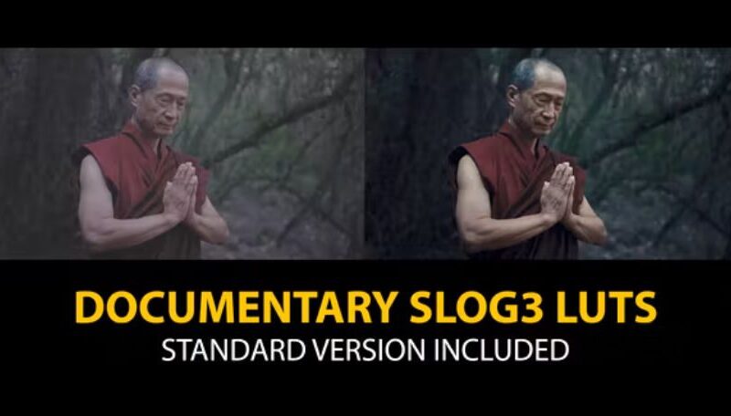 Videohive Slog3 Documentary LUTs
