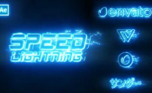 Videohive Speed Lightning Intro Logo