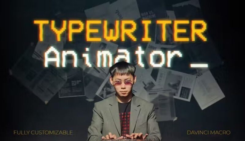Videohive VHS Typewriter Text Animator