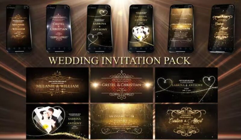 Videohive Wedding Invitation Pack