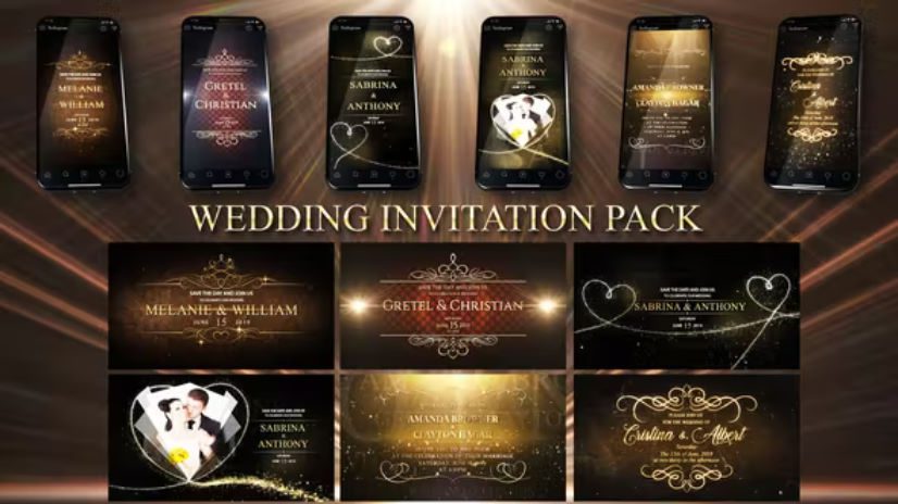 Videohive Wedding Invitation Pack preview