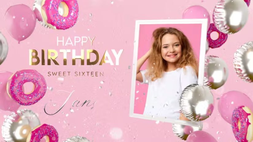 Videohive Happy Birthday Sweet Style - INTRO HD