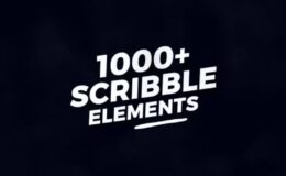 Videohive 1000 Scribble Elements
