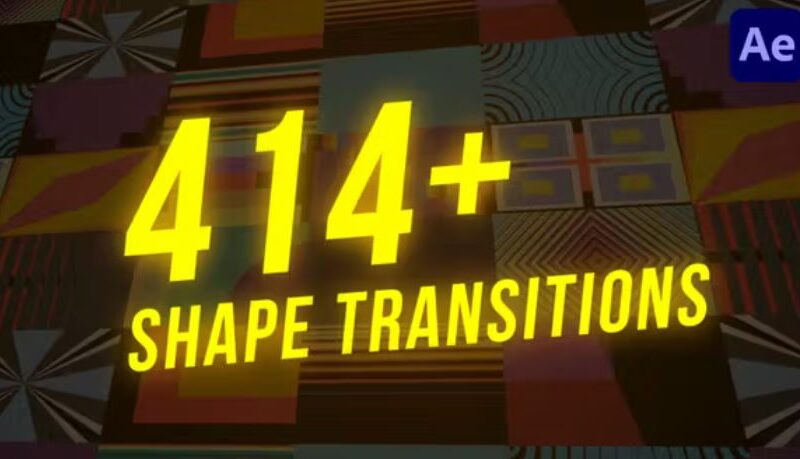 Videohive 414+ Shape Transitions for After Effects
