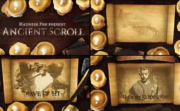 Videohive Ancient Scroll History Project