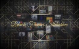 Videohive Black Frames Slideshow