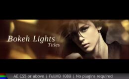 Videohive Bokeh Lights Titles 18178822 