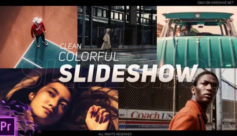 Videohive Clean Colorful Slideshow