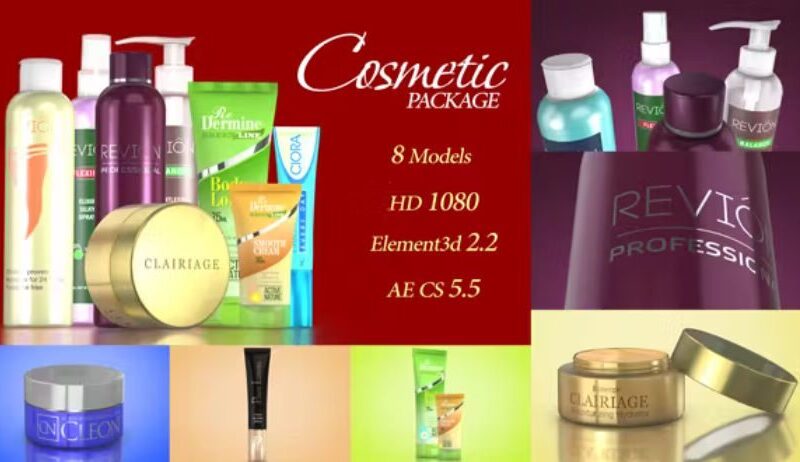 Videohive Cosmetic Package Template