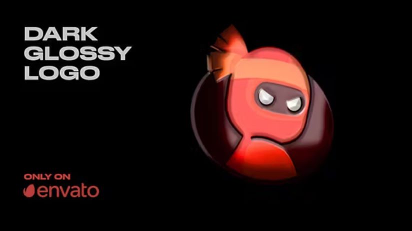 Cinematic Glossy Smoke Logo Revealing Animation For Hive Logo