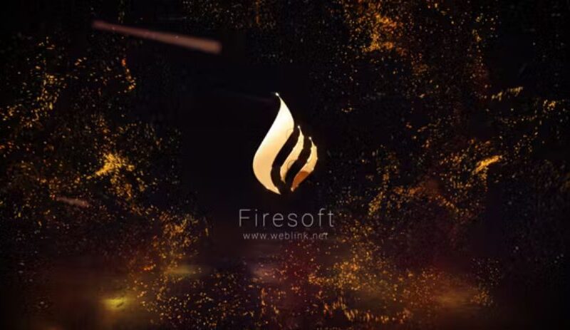 Videohive Gold Particles Logo