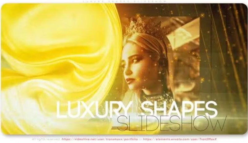 Videohive Luxury Shapes Slideshow