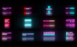 Videohive Neon Title Pack