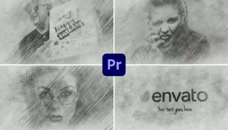 Videohive Pencil Sketch/Scribble Drawing Logo