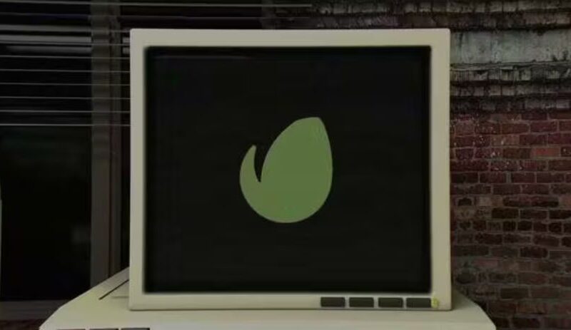 Videohive Retro Computer Logo Reveal