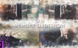 Videohive Sad Memory Slideshow