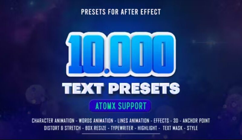 Videohive Text Presets
