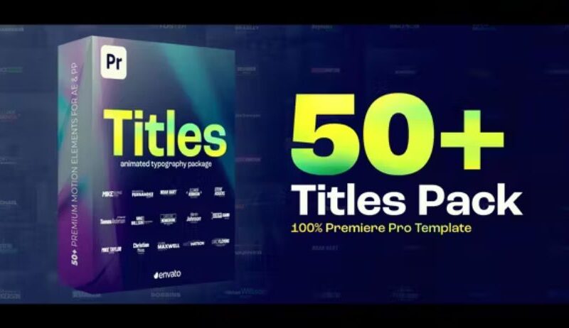 Videohive Titles Pack – Premiere Pro