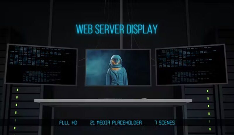 Videohive Web Server Displays