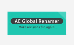 Aescripts AE Global Renamer v2.6.1