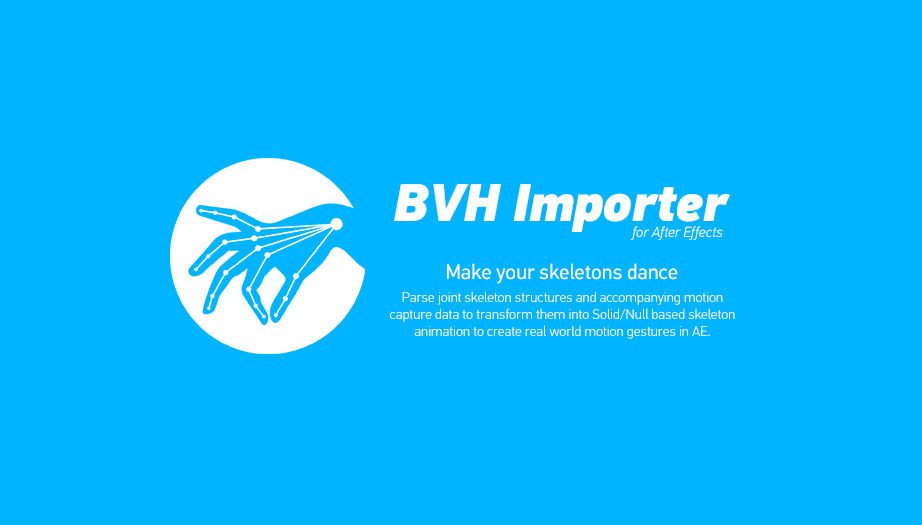 Aescripts BVH Importer v1.6 Win/Mac preview