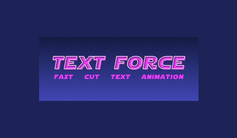 Aescripts Text Force Win/Mac