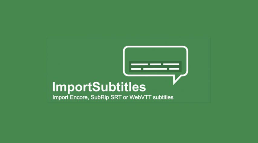 Aescripts pt_ImportSubtitles Win/Mac preview