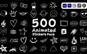 Videohive Animated Stickers Pack