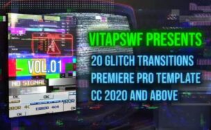 Videohive Glitch Transitions Vol. 01
