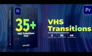 Videohive VHS Transitions | Premiere Pro
