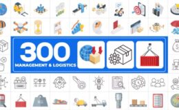 Videohive 300 Icons Pack - Management